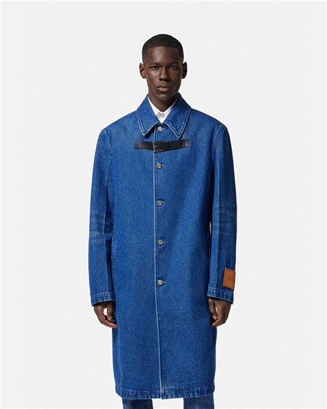 versace long indain coat